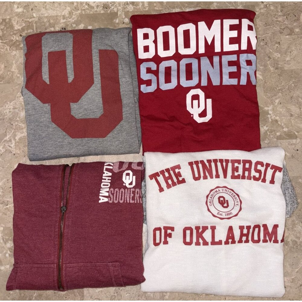 READ University Of Oklahoma Apparel Bundle Varies Sizes, Styles Shirts